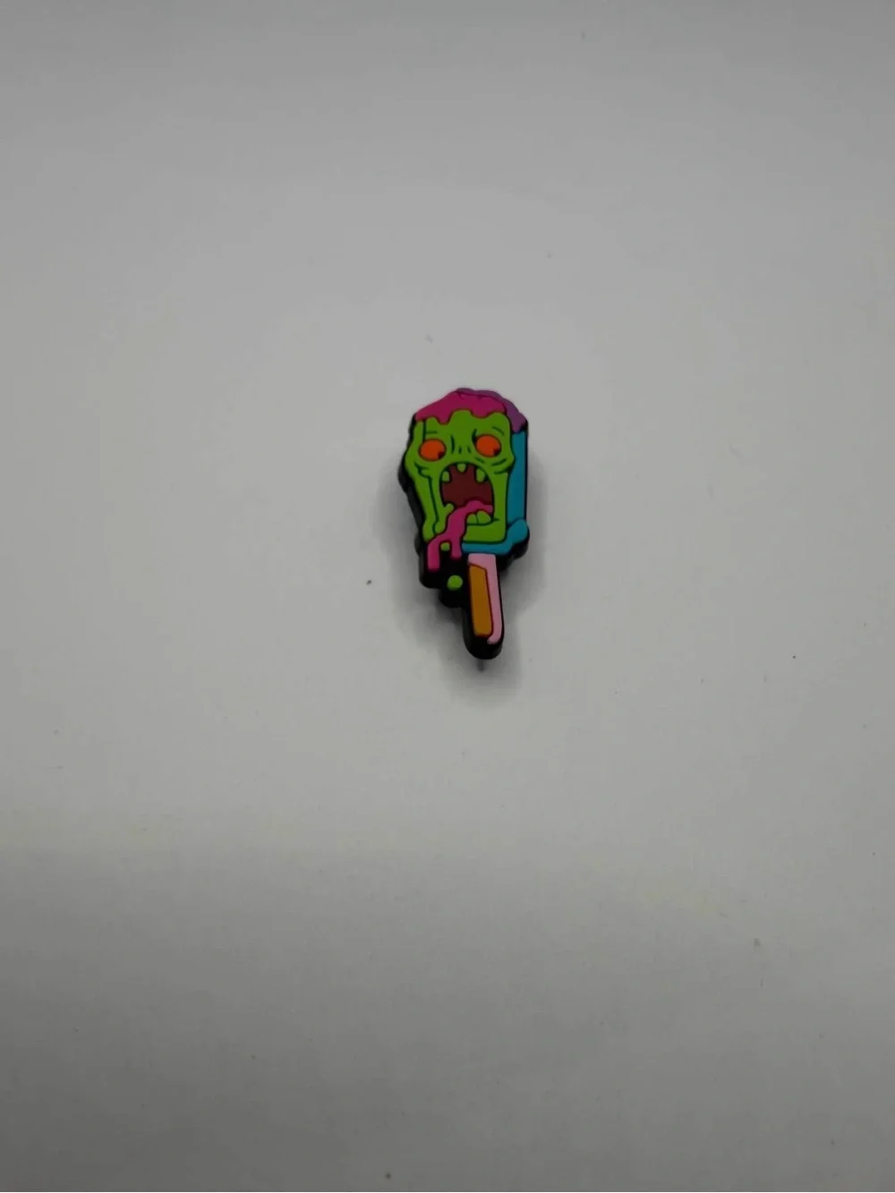 Creepy Cute Zombie Popsicle Croc Shoe Charm Neon Horror